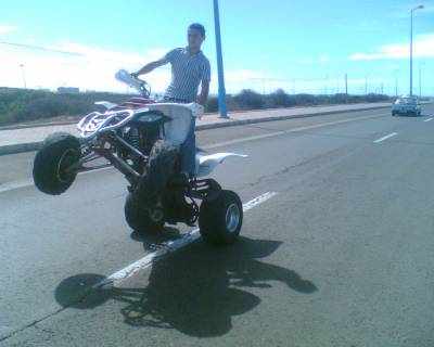 wahid with the raptor